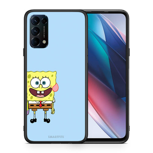 Θήκη Oppo Find X3 Lite / Reno 5 5G / Reno 5 4G Friends Bob από τη Smartfits με σχέδιο στο πίσω μέρος και μαύρο περίβλημα | Oppo Find X3 Lite / Reno 5 5G / Reno 5 4G Friends Bob case with colorful back and black bezels