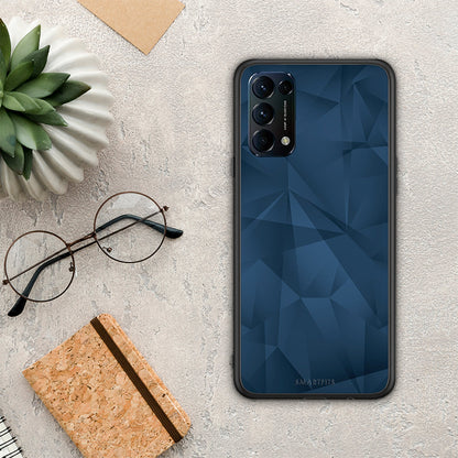 Geometric Blue Abstract - Oppo Find X3 Lite / Reno 5 5G / Reno 5 4G θήκη
