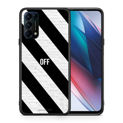 Θήκη Oppo Find X3 Lite / Reno 5 5G / Reno 5 4G Get Off από τη Smartfits με σχέδιο στο πίσω μέρος και μαύρο περίβλημα | Oppo Find X3 Lite / Reno 5 5G / Reno 5 4G Get Off case with colorful back and black bezels