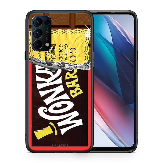 Θήκη Oppo Find X3 Lite / Reno 5 5G / Reno 5 4G Golden Ticket από τη Smartfits με σχέδιο στο πίσω μέρος και μαύρο περίβλημα | Oppo Find X3 Lite / Reno 5 5G / Reno 5 4G Golden Ticket case with colorful back and black bezels