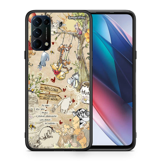 Θήκη Oppo Find X3 Lite / Reno 5 5G / Reno 5 4G Happy Friends από τη Smartfits με σχέδιο στο πίσω μέρος και μαύρο περίβλημα | Oppo Find X3 Lite / Reno 5 5G / Reno 5 4G Happy Friends case with colorful back and black bezels