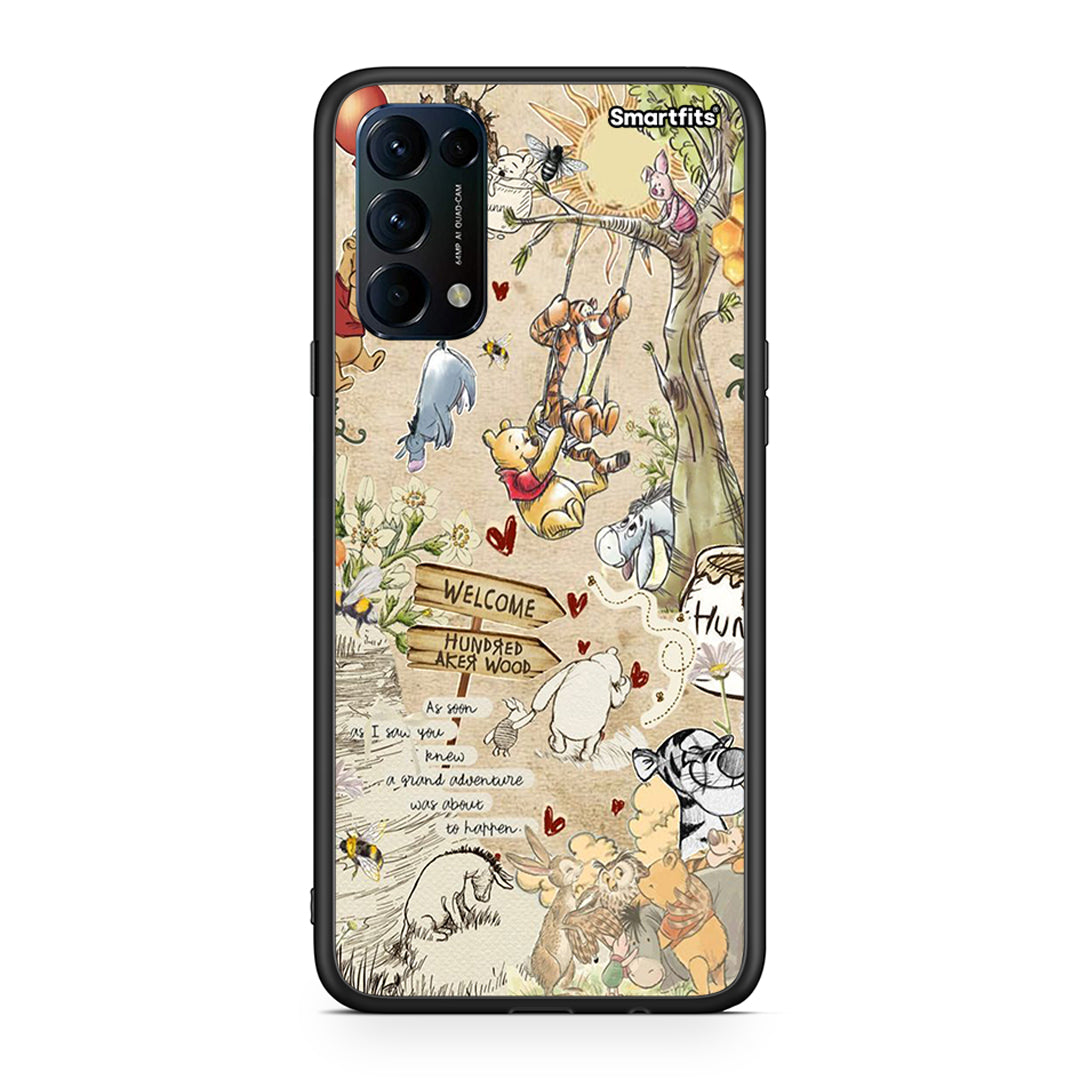 Oppo Find X3 Lite / Reno 5 5G / Reno 5 4G Happy Friends θήκη από τη Smartfits με σχέδιο στο πίσω μέρος και μαύρο περίβλημα | Smartphone case with colorful back and black bezels by Smartfits