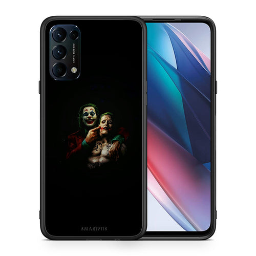 Θήκη Oppo Find X3 Lite / Reno 5 5G / Reno 5 4G Clown Hero από τη Smartfits με σχέδιο στο πίσω μέρος και μαύρο περίβλημα | Oppo Find X3 Lite / Reno 5 5G / Reno 5 4G Clown Hero case with colorful back and black bezels