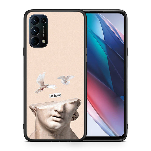 Θήκη Oppo Find X3 Lite / Reno 5 5G / Reno 5 4G In Love από τη Smartfits με σχέδιο στο πίσω μέρος και μαύρο περίβλημα | Oppo Find X3 Lite / Reno 5 5G / Reno 5 4G In Love case with colorful back and black bezels
