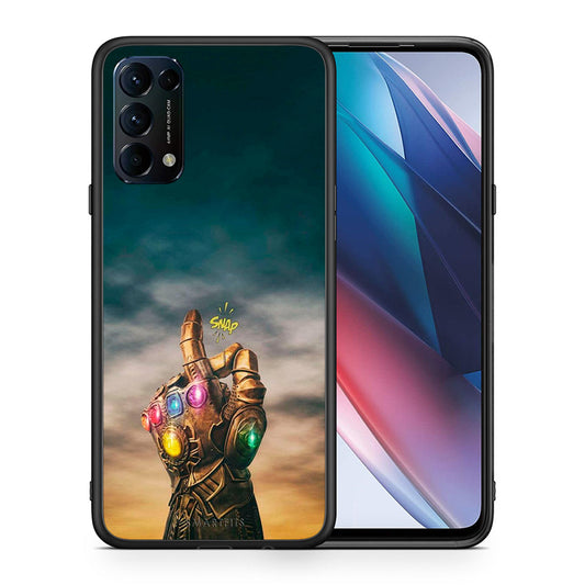 Θήκη Oppo Find X3 Lite / Reno 5 5G / Reno 5 4G Infinity Snap από τη Smartfits με σχέδιο στο πίσω μέρος και μαύρο περίβλημα | Oppo Find X3 Lite / Reno 5 5G / Reno 5 4G Infinity Snap case with colorful back and black bezels