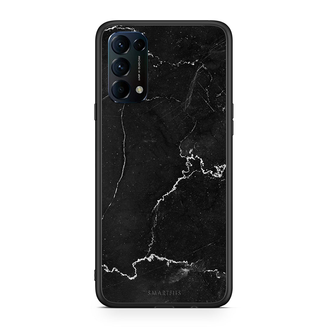 1 - Oppo Find X3 Lite / Reno 5 5G / Reno 5 4G black marble case, cover, bumper