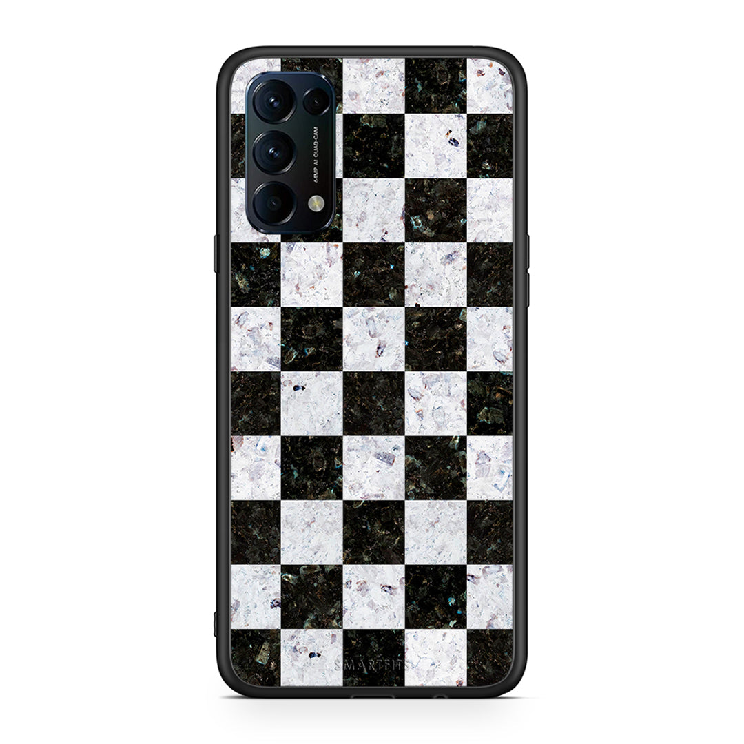 4 - Oppo Find X3 Lite / Reno 5 5G / Reno 5 4G Square Geometric Marble case, cover, bumper