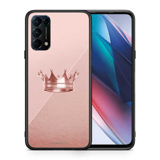 Θήκη Oppo Find X3 Lite / Reno 5 5G / Reno 5 4G Crown Minimal από τη Smartfits με σχέδιο στο πίσω μέρος και μαύρο περίβλημα | Oppo Find X3 Lite / Reno 5 5G / Reno 5 4G Crown Minimal case with colorful back and black bezels