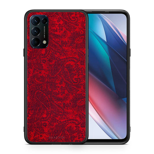 Θήκη Oppo Find X3 Lite / Reno 5 5G / Reno 5 4G Paisley Cashmere από τη Smartfits με σχέδιο στο πίσω μέρος και μαύρο περίβλημα | Oppo Find X3 Lite / Reno 5 5G / Reno 5 4G Paisley Cashmere case with colorful back and black bezels