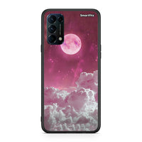 Thumbnail for Oppo Find X3 Lite / Reno 5 5G / Reno 5 4G Pink Moon θήκη από τη Smartfits με σχέδιο στο πίσω μέρος και μαύρο περίβλημα | Smartphone case with colorful back and black bezels by Smartfits
