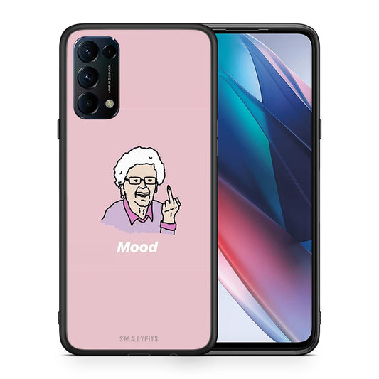 Θήκη Oppo Find X3 Lite / Reno 5 5G / Reno 5 4G Mood PopArt από τη Smartfits με σχέδιο στο πίσω μέρος και μαύρο περίβλημα | Oppo Find X3 Lite / Reno 5 5G / Reno 5 4G Mood PopArt case with colorful back and black bezels
