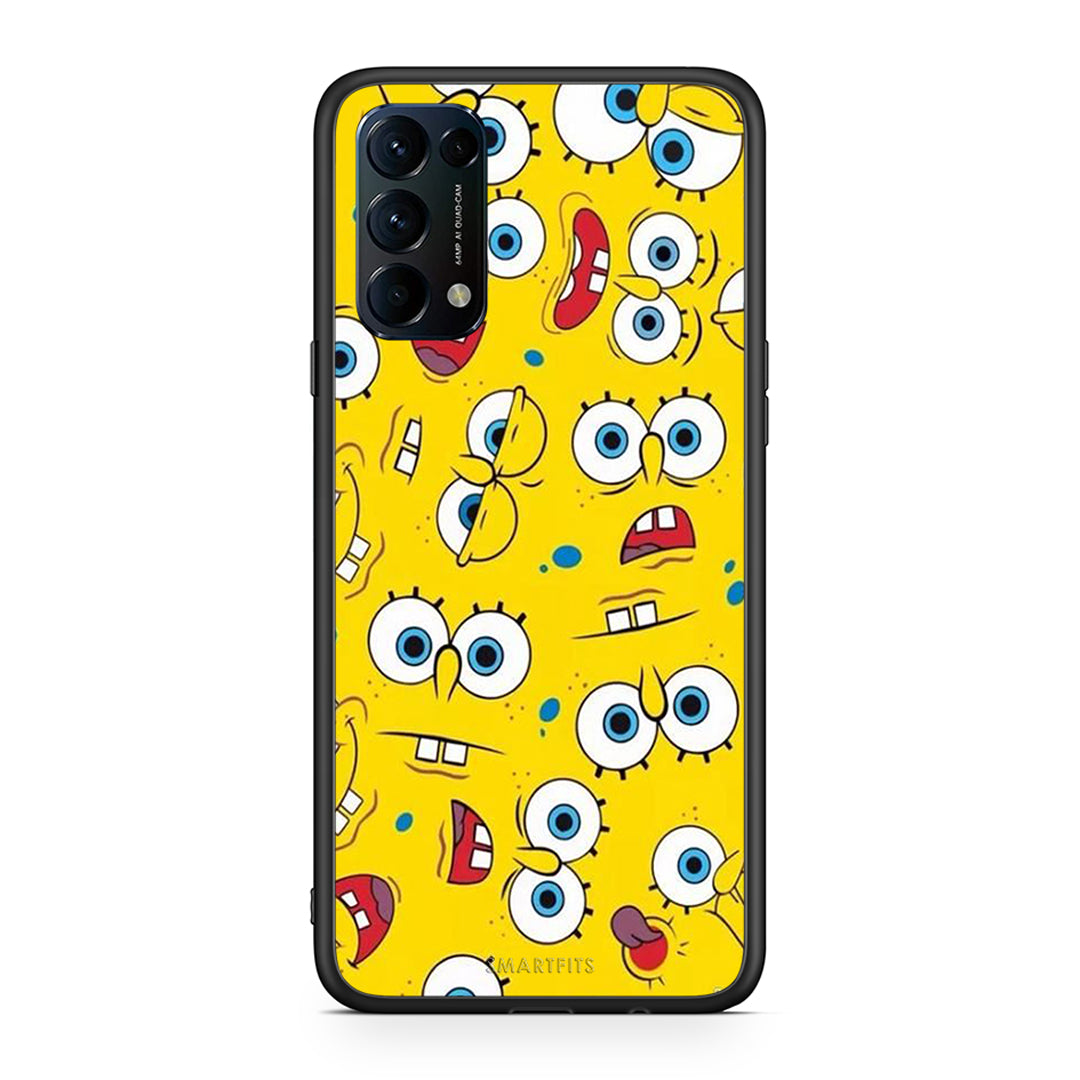 4 - Oppo Find X3 Lite / Reno 5 5G / Reno 5 4G Sponge PopArt case, cover, bumper
