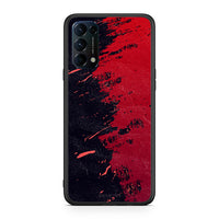 Thumbnail for Oppo Find X3 Lite / Reno 5 5G / Reno 5 4G Red Paint Θήκη Αγίου Βαλεντίνου από τη Smartfits με σχέδιο στο πίσω μέρος και μαύρο περίβλημα | Smartphone case with colorful back and black bezels by Smartfits