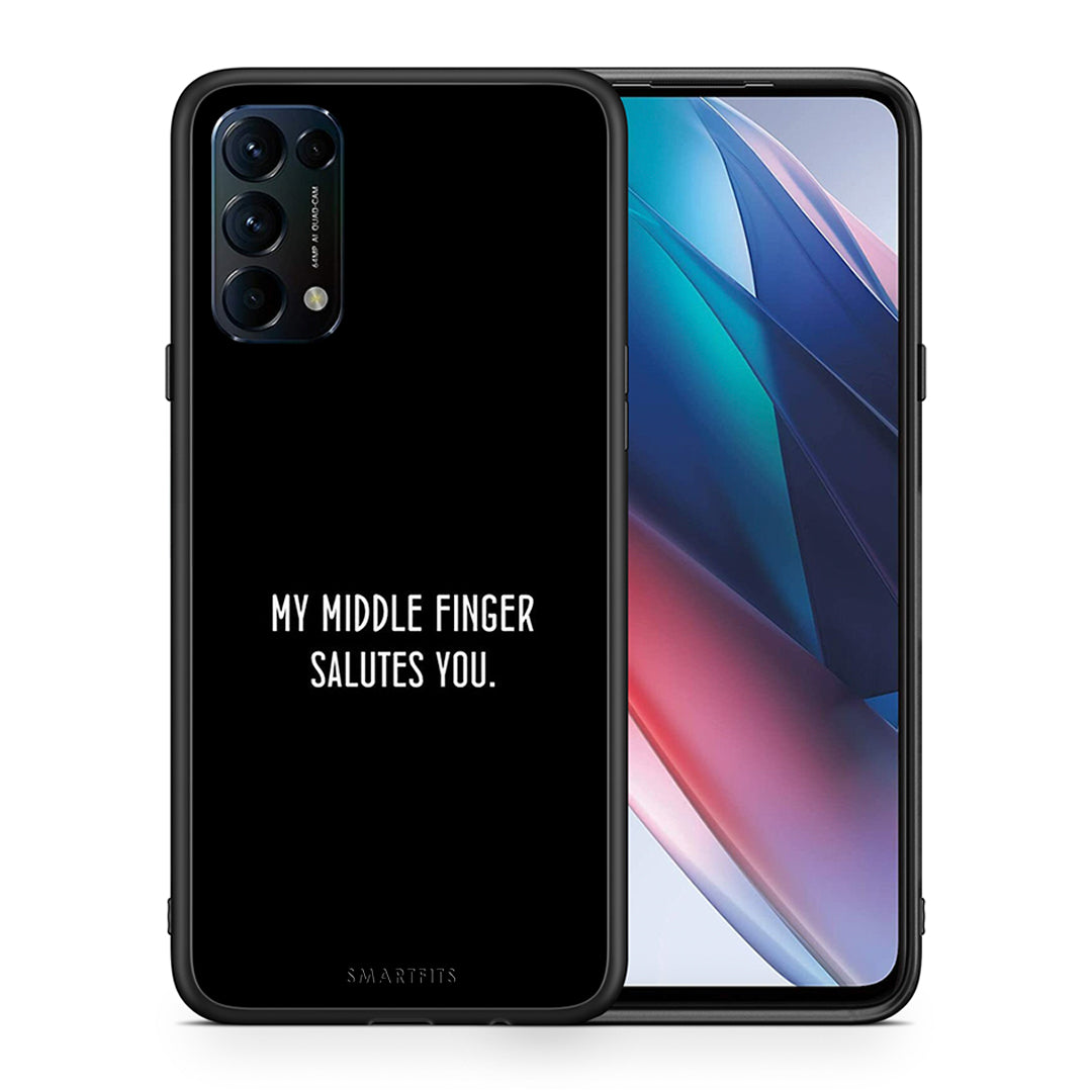 Θήκη Oppo Find X3 Lite / Reno 5 5G / Reno 5 4G Salute από τη Smartfits με σχέδιο στο πίσω μέρος και μαύρο περίβλημα | Oppo Find X3 Lite / Reno 5 5G / Reno 5 4G Salute case with colorful back and black bezels