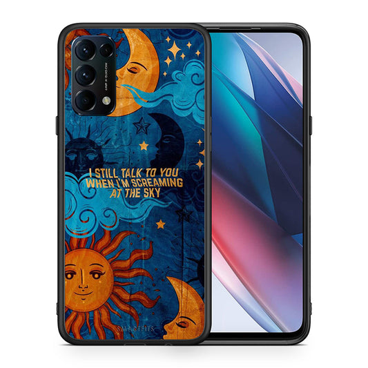 Θήκη Oppo Find X3 Lite / Reno 5 5G / Reno 5 4G Screaming Sky από τη Smartfits με σχέδιο στο πίσω μέρος και μαύρο περίβλημα | Oppo Find X3 Lite / Reno 5 5G / Reno 5 4G Screaming Sky case with colorful back and black bezels