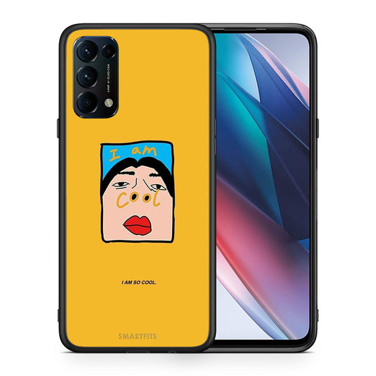 Θήκη Αγίου Βαλεντίνου Oppo Find X3 Lite / Reno 5 5G / Reno 5 4G So Cool από τη Smartfits με σχέδιο στο πίσω μέρος και μαύρο περίβλημα | Oppo Find X3 Lite / Reno 5 5G / Reno 5 4G So Cool case with colorful back and black bezels