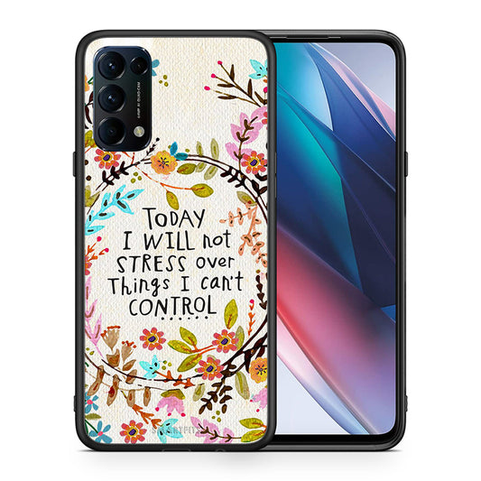 Θήκη Oppo Find X3 Lite / Reno 5 5G / Reno 5 4G Stress Over από τη Smartfits με σχέδιο στο πίσω μέρος και μαύρο περίβλημα | Oppo Find X3 Lite / Reno 5 5G / Reno 5 4G Stress Over case with colorful back and black bezels