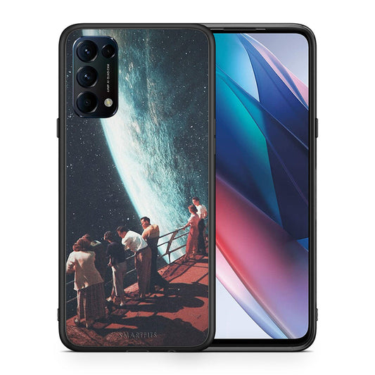 Θήκη Oppo Find X3 Lite / Reno 5 5G / Reno 5 4G Surreal View από τη Smartfits με σχέδιο στο πίσω μέρος και μαύρο περίβλημα | Oppo Find X3 Lite / Reno 5 5G / Reno 5 4G Surreal View case with colorful back and black bezels