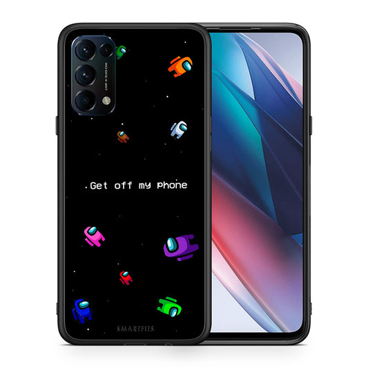 Θήκη Oppo Find X3 Lite / Reno 5 5G / Reno 5 4G AFK Text από τη Smartfits με σχέδιο στο πίσω μέρος και μαύρο περίβλημα | Oppo Find X3 Lite / Reno 5 5G / Reno 5 4G AFK Text case with colorful back and black bezels