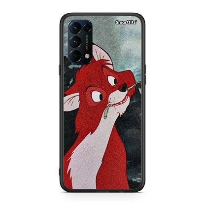 Oppo Find X3 Lite / Reno 5 5G / Reno 5 4G Tod And Vixey Love 1 θήκη από τη Smartfits με σχέδιο στο πίσω μέρος και μαύρο περίβλημα | Smartphone case with colorful back and black bezels by Smartfits