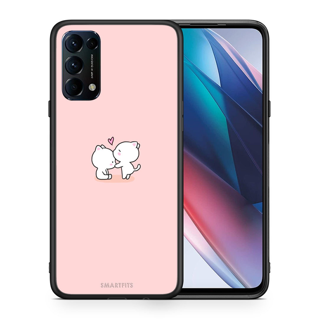 Θήκη Oppo Find X3 Lite / Reno 5 5G / Reno 5 4G Love Valentine από τη Smartfits με σχέδιο στο πίσω μέρος και μαύρο περίβλημα | Oppo Find X3 Lite / Reno 5 5G / Reno 5 4G Love Valentine case with colorful back and black bezels