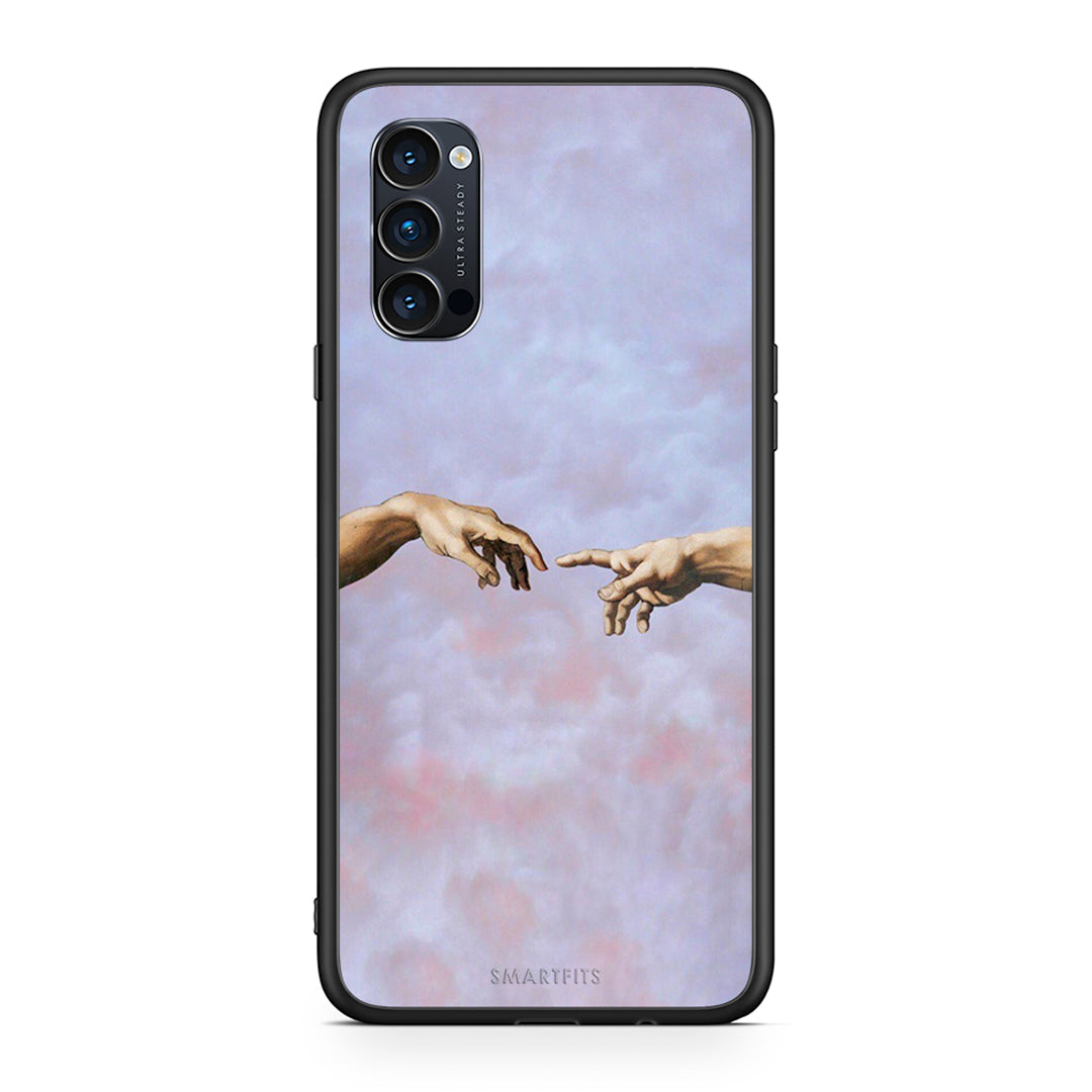 Oppo Reno4 Pro 5G Adam Hand θήκη από τη Smartfits με σχέδιο στο πίσω μέρος και μαύρο περίβλημα | Smartphone case with colorful back and black bezels by Smartfits