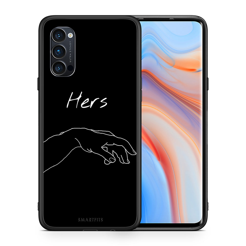 Θήκη Αγίου Βαλεντίνου Oppo Reno4 Pro 5G Aeshetic Love 1 από τη Smartfits με σχέδιο στο πίσω μέρος και μαύρο περίβλημα | Oppo Reno4 Pro 5G Aeshetic Love 1 case with colorful back and black bezels