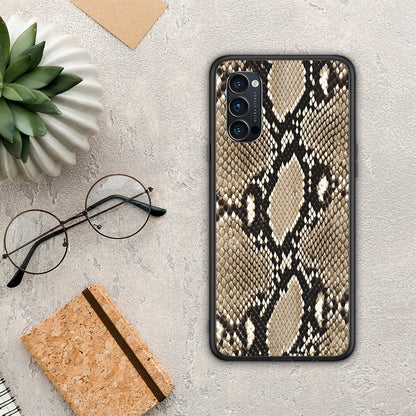 Animal Fashion Snake - Oppo Reno4 Pro 5G θήκη