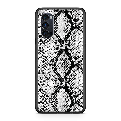 24 - Oppo Reno4 Pro 5G White Snake Animal case, cover, bumper