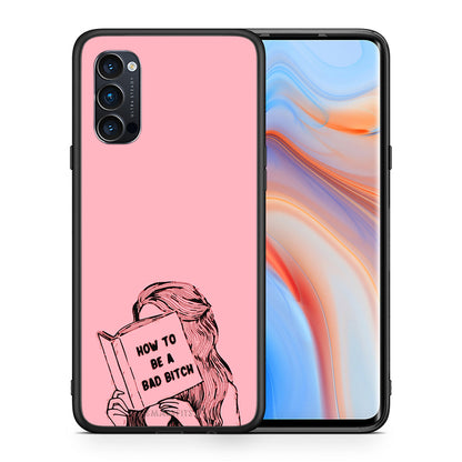 Θήκη Oppo Reno4 Pro 5G Bad Bitch από τη Smartfits με σχέδιο στο πίσω μέρος και μαύρο περίβλημα | Oppo Reno4 Pro 5G Bad Bitch case with colorful back and black bezels