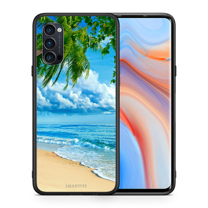 Θήκη Oppo Reno4 Pro 5G Beautiful Beach από τη Smartfits με σχέδιο στο πίσω μέρος και μαύρο περίβλημα | Oppo Reno4 Pro 5G Beautiful Beach case with colorful back and black bezels