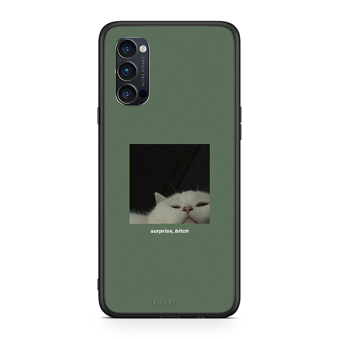 Oppo Reno4 Pro 5G Bitch Surprise θήκη από τη Smartfits με σχέδιο στο πίσω μέρος και μαύρο περίβλημα | Smartphone case with colorful back and black bezels by Smartfits