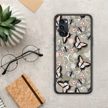Boho Butterflies - Oppo Reno4 Pro 5G θήκη