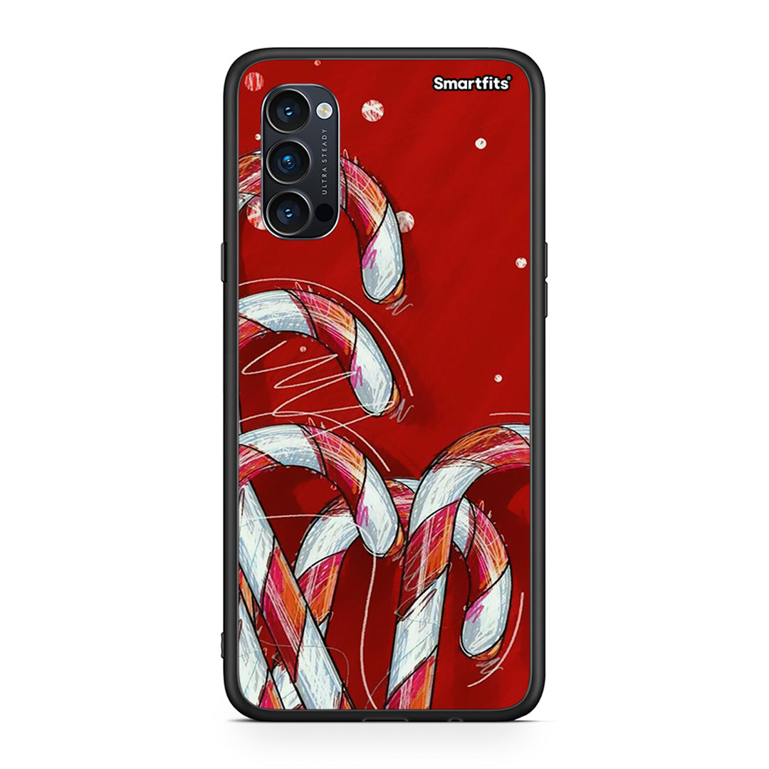 Candy Cane - Oppo Reno4 Pro 5G θήκη