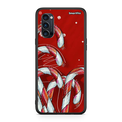 Candy Cane - Oppo Reno4 Pro 5G θήκη
