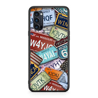Thumbnail for Oppo Reno4 Pro 5G Car Plates θήκη από τη Smartfits με σχέδιο στο πίσω μέρος και μαύρο περίβλημα | Smartphone case with colorful back and black bezels by Smartfits