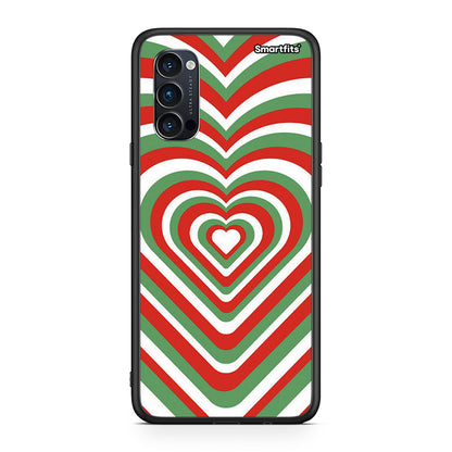 Christmas Hearts - Oppo Reno4 Pro 5G θήκη