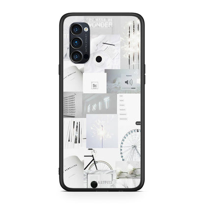 Oppo Reno4 Pro 5G Collage Make Me Wonder Θήκη Αγίου Βαλεντίνου από τη Smartfits με σχέδιο στο πίσω μέρος και μαύρο περίβλημα | Smartphone case with colorful back and black bezels by Smartfits