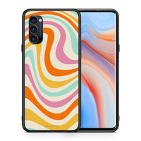 Thumbnail for Θήκη Oppo Reno4 Pro 5G Colourful Waves από τη Smartfits με σχέδιο στο πίσω μέρος και μαύρο περίβλημα | Oppo Reno4 Pro 5G Colourful Waves case with colorful back and black bezels