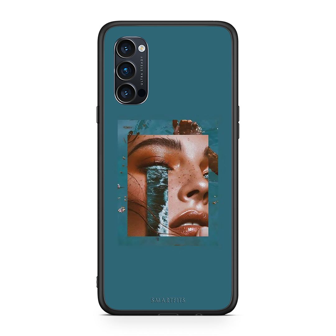 Oppo Reno4 Pro 5G Cry An Ocean θήκη από τη Smartfits με σχέδιο στο πίσω μέρος και μαύρο περίβλημα | Smartphone case with colorful back and black bezels by Smartfits