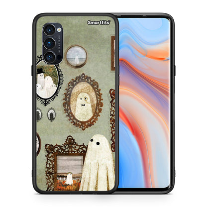 Θήκη Oppo Reno4 Pro 5G Halloween Ghost Season από τη Smartfits με σχέδιο στο πίσω μέρος και μαύρο περίβλημα | Oppo Reno4 Pro 5G Halloween Ghost Season case with colorful back and black bezels