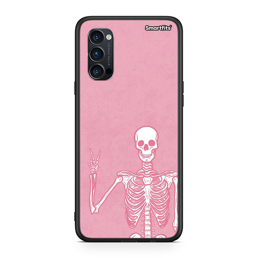 Oppo Reno4 Pro 5G Halloween Motivation θήκη από τη Smartfits με σχέδιο στο πίσω μέρος και μαύρο περίβλημα | Smartphone case with colorful back and black bezels by Smartfits
