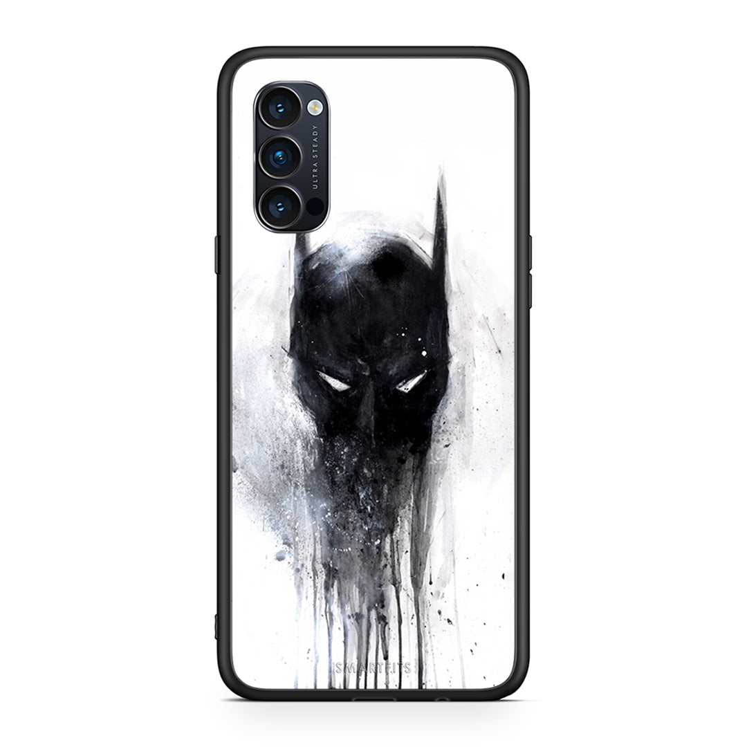 4 - Oppo Reno4 Pro 5G Paint Bat Hero case, cover, bumper