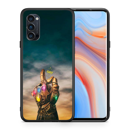 Θήκη Oppo Reno4 Pro 5G Infinity Snap από τη Smartfits με σχέδιο στο πίσω μέρος και μαύρο περίβλημα | Oppo Reno4 Pro 5G Infinity Snap case with colorful back and black bezels