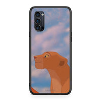 Thumbnail for Oppo Reno4 Pro 5G Lion Love 2 Θήκη Αγίου Βαλεντίνου από τη Smartfits με σχέδιο στο πίσω μέρος και μαύρο περίβλημα | Smartphone case with colorful back and black bezels by Smartfits