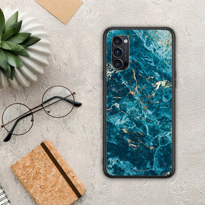 Marble Blue - Oppo Reno4 Pro 5G θήκη