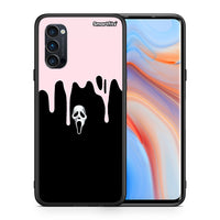 Thumbnail for Θήκη Oppo Reno4 Pro 5G Melting Halloween Mask από τη Smartfits με σχέδιο στο πίσω μέρος και μαύρο περίβλημα | Oppo Reno4 Pro 5G Melting Halloween Mask case with colorful back and black bezels