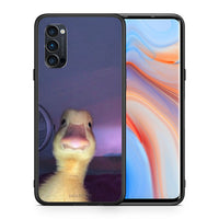 Thumbnail for Θήκη Oppo Reno4 Pro 5G Meme Duck από τη Smartfits με σχέδιο στο πίσω μέρος και μαύρο περίβλημα | Oppo Reno4 Pro 5G Meme Duck case with colorful back and black bezels