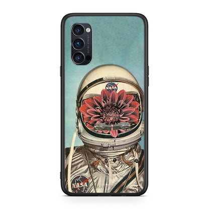 Oppo Reno4 Pro 5G Nasa Bloom θήκη από τη Smartfits με σχέδιο στο πίσω μέρος και μαύρο περίβλημα | Smartphone case with colorful back and black bezels by Smartfits