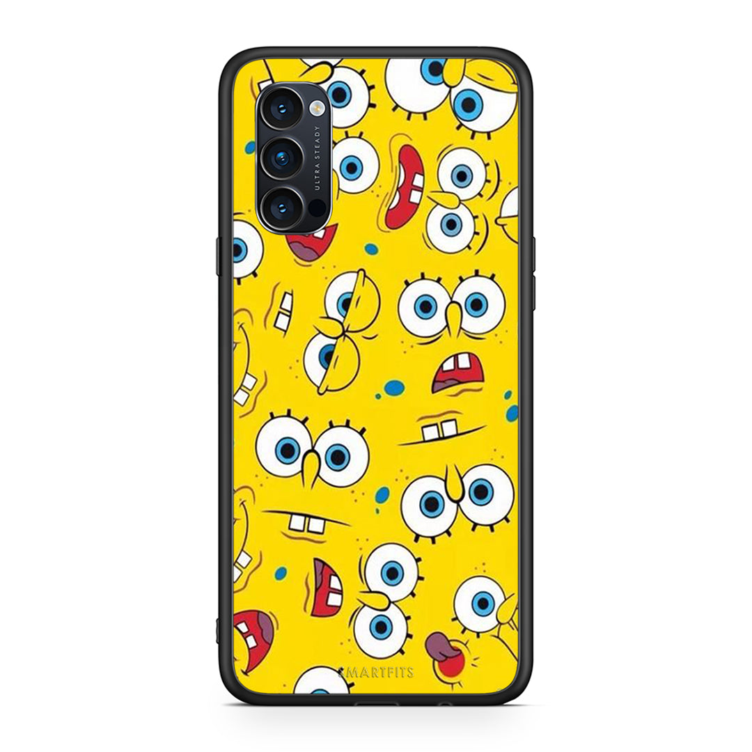 4 - Oppo Reno4 Pro 5G Sponge PopArt case, cover, bumper